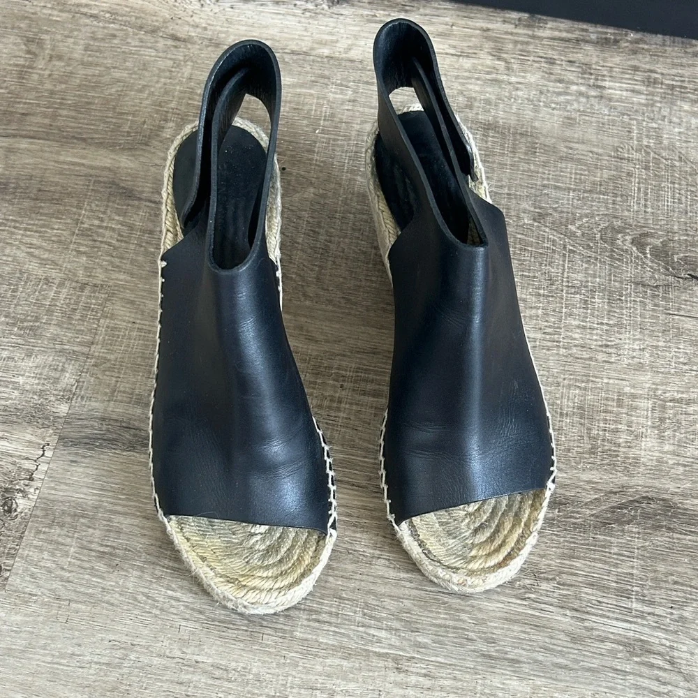 CELINE Espadrille Wedge Shoes 8